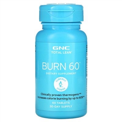 GNC, Burn 60, 60 Tablets