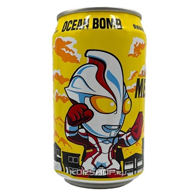 Лимонад со вкусом лайма Супермен Ocean Bomb, Тайвань, 330 мл Акция