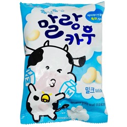 Жевательные молочные конфеты Malang Cow Lotte, Корея, 79 г Акция