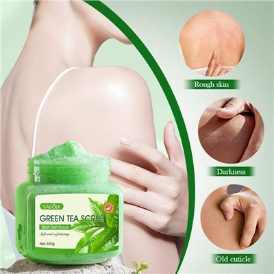 SADOER Скраб для тела антицеллюлитный Green Tea, 350 гр.