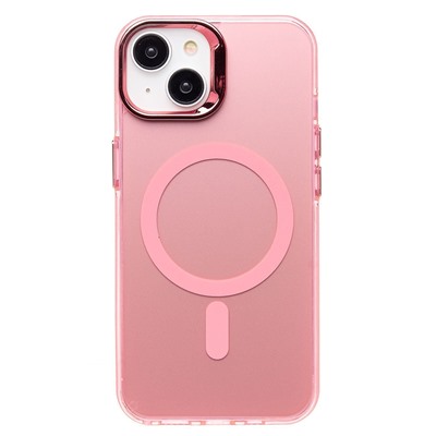 Чехол-накладка - SM025 SafeMag для "Apple iPhone 14/iPhone 13" (pink) (232107)