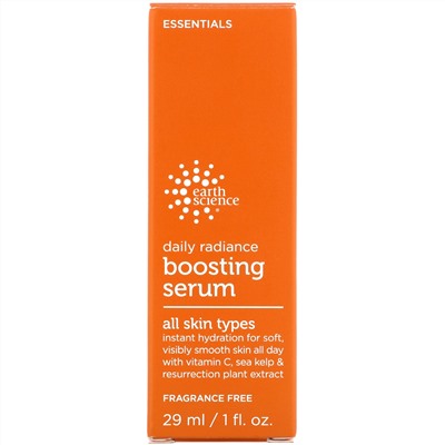 Earth Science, Daily Radiance Boosting Serum, 1 fl oz (29 ml)