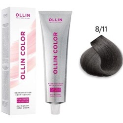 OLLIN COLOR Platinum Collection 8/11 100 мл Перманентная крем-краска для волос
