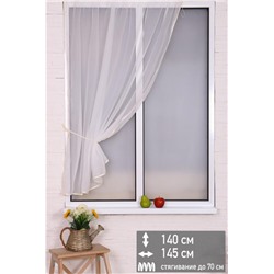Тюль для балкона 78030 (Молочный)