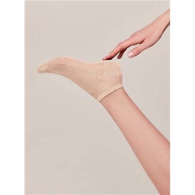 Носки женские CONTE Ультракороткие носки из вискозы с ажурным переплетением