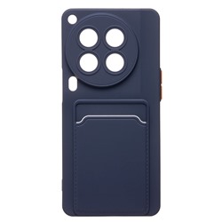 Чехол-накладка - SC337 с картхолдером для "Tecno Camon 30 Premier 5G" (dark blue) (231120)