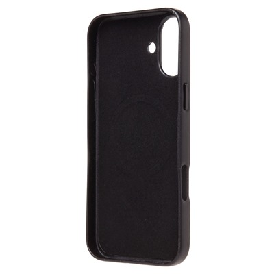 Чехол-накладка ORG SM002 экокожа SafeMag для "Apple iPhone 16 Plus" (black) (234498)