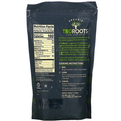 TruRoots, Organic, Quinoa, 12 oz (340 g)