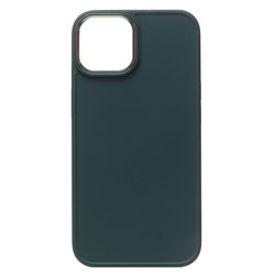 Чехол-накладка - SC311 для "Apple iPhone 14" (dark green) (210211)