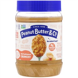 Peanut Butter & Co., 100% натуральное, хрустящее арахисовое масло по старинному рецепту, 16 унц. (454 г)