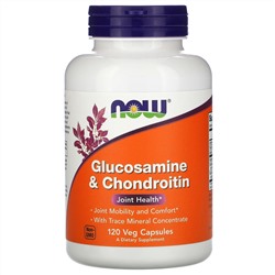 Now Foods, Glucosamine & Chondroitin, 120 Veg Capsules