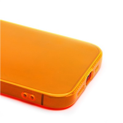 Чехол-накладка - SC344 для "Apple iPhone 13 Pro" (transparent/orange) (232037)