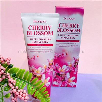 Крем Deoproce Cherry Blossom Lovely Moisture Hand & Body 100ml (78)