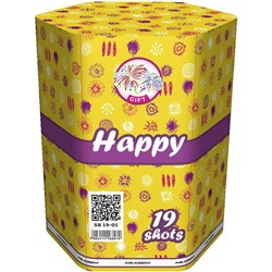 Фейерверк SB-19-01 Счастье / HAPPY (1,2" х 19)