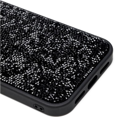 Чехол-накладка - PC071 POSH SHINE для "Apple iPhone 12/iPhone 12 Pro" россыпь кристаллов (black)