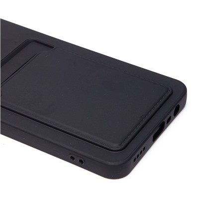 Чехол-накладка - SC337 с картхолдером для "Realme C65" (black) (231056)