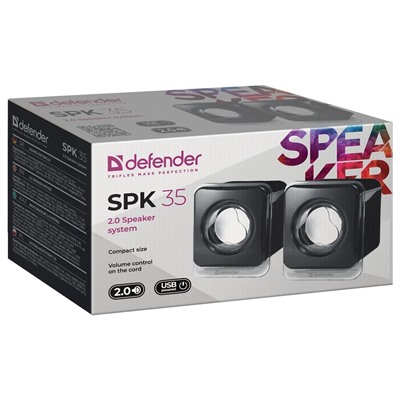 Компьютерная акустика Defender SPK-35 2.0 (black)