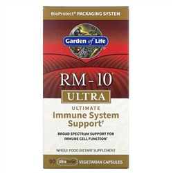 Garden of Life, RM-10 Ultra, Ultimate Immune System Support, 90 Vegetarian Capsules