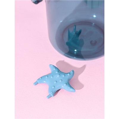 Кружка пластиковая Доляна «Звезда», 350 мл, цвет бирюзовый