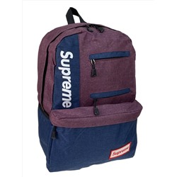 Мужской рюкзак из текстиля ,цвет фиолетовый с синим