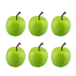 Зеленое яблоко RDF-04 3см 6шт 01