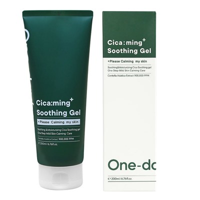 One-days you Успокаивающий и увлажняющий гель для лица с центеллой / Cica:ming Soothing Gel, 200 мл