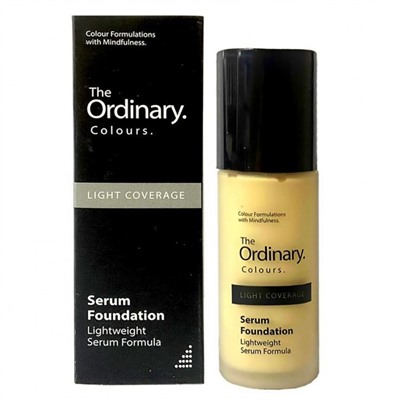 Тональная основа для лица The Ordinary Light Coverage Serum Foundation 02