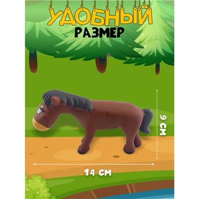 W0577 Животные на ферме /Комплект: журнал с набором игрушек