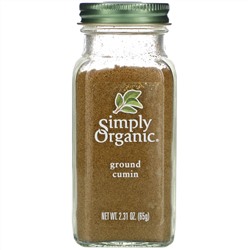 Simply Organic, Тмин, 65 г (2,31 унции)