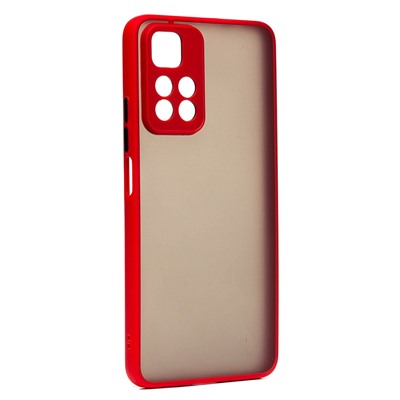 Чехол-накладка - PC041 для "Xiaomi Redmi Note 11 Pro CN/Note 11 Pro+ CN" (red/black)