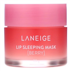 Laneige, Lip Sleeping Mask, ночная маска для губ, ягодная, 20 г