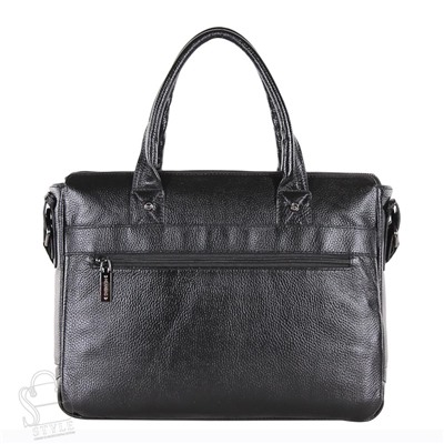 Портфель мужской кожаный 44906-3H black Heanbag