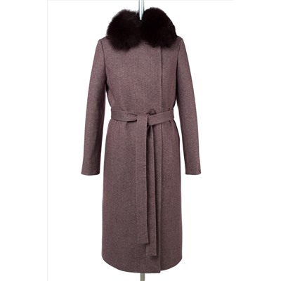 02-3129 Пальто женское утепленное (пояс)