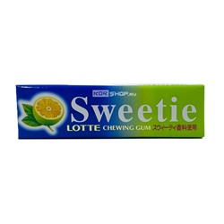 Резинка жевательная лайм Sweetie Lotte, Япония, 26,1 г