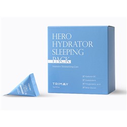 Trimay Ночная маска для глубокого увлажнения с гиалуроновой кислотой Hero Hydrator Sleeping Pack