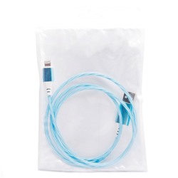Кабель USB - Apple lightning - Luminous  100см 2A  (blue)