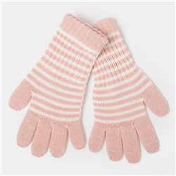 Перчатки для девочки удлинённые, розовый, размер 16