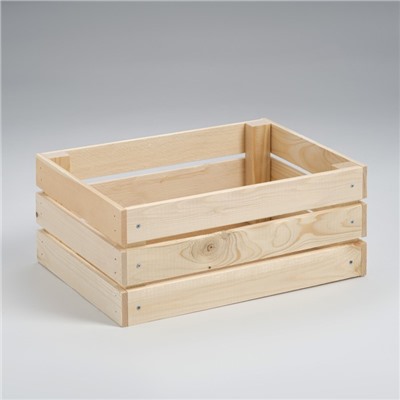 Ящик деревянный для стеллажей 25х35х15 см