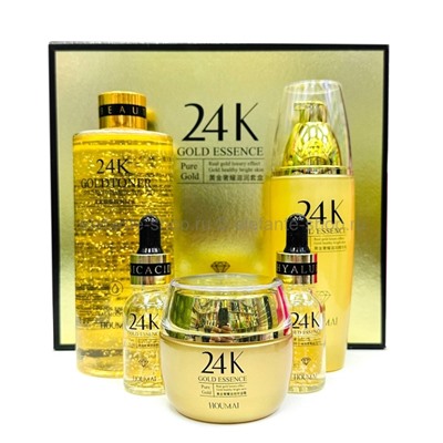 Набор Houmai 24K Gold Essence Moisturizing Set (13)