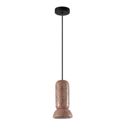 5054/1C PENDANT ODL24 315 черный/розовый/коричн./металл/керамика Подвес GU10 LED 4W KERAMA