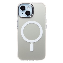 Чехол-накладка - SM025 SafeMag для "Apple iPhone 15" (white) (232093)