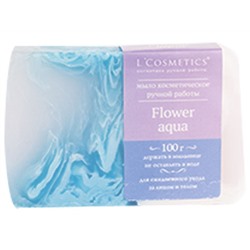 L Cosmetics. Мыло ручной работы Flower aqua для женщин 100 г