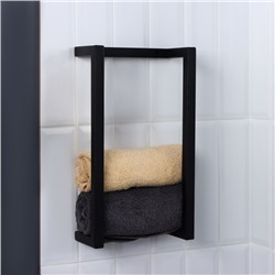 Держатель для полотенец ,10×23×40 см, цвет черный