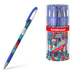 Ручка шариковая ColorTouch Patchwork синяя 0.7мм 50742 ErichKrause