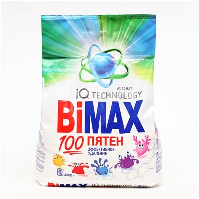 Порошок BiMax 100 пятен Automat, 4,5кг