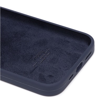 Чехол-накладка ORG Soft Touch с закрытой камерой для "Apple iPhone 13 Pro" (dark blue)