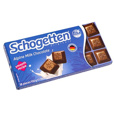 Шоколад Schogetten Alpine Milk Chocolate, 100 г