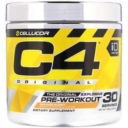 Cellucor, C4 Original, средство для улучшения работоспособности перед тренировкой, вкус апельсина, 195 г (6,88 унций)