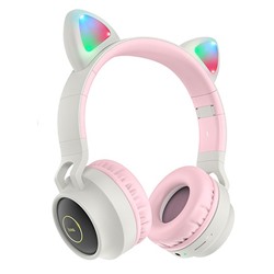 Bluetooth-наушники полноразмерные Hoco W27 (повр. уп.) (gray/pink)