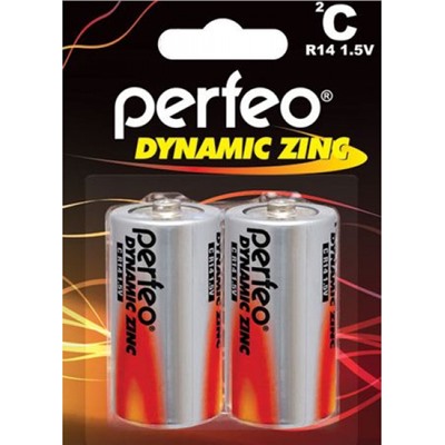 Элемент питания  R14 2BL PERFEO Dynamic Zinc Perfeo